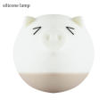 Mignon de cochon de cochon bébé lampe de nuit en silicone